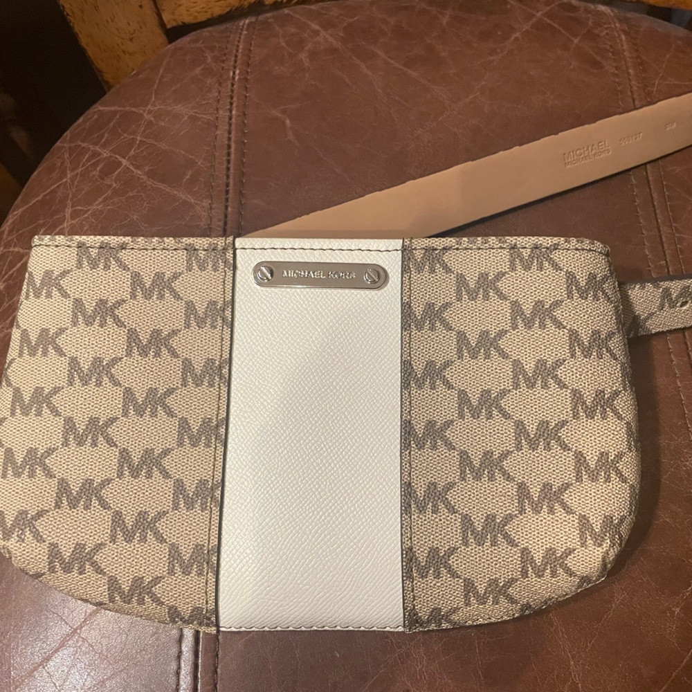 Tan/Brown Michael Kors Belt Bag/Fanny Pack